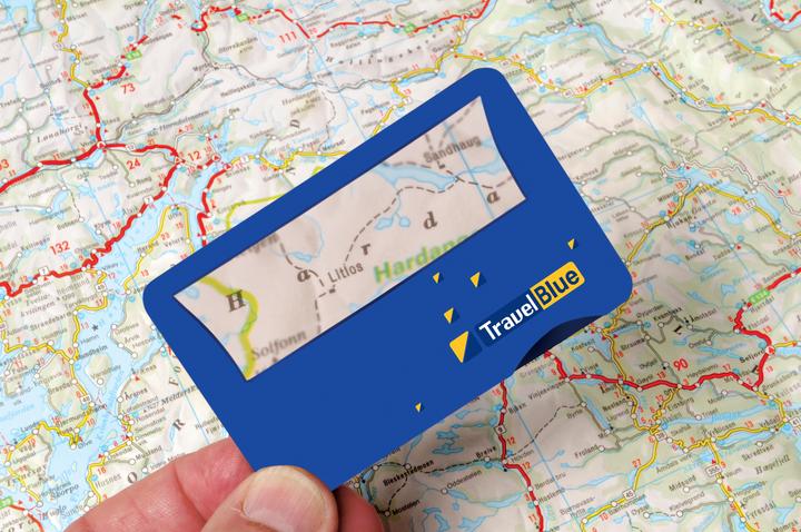 Produktbild Travel Blue Lupe mit LED schwarz