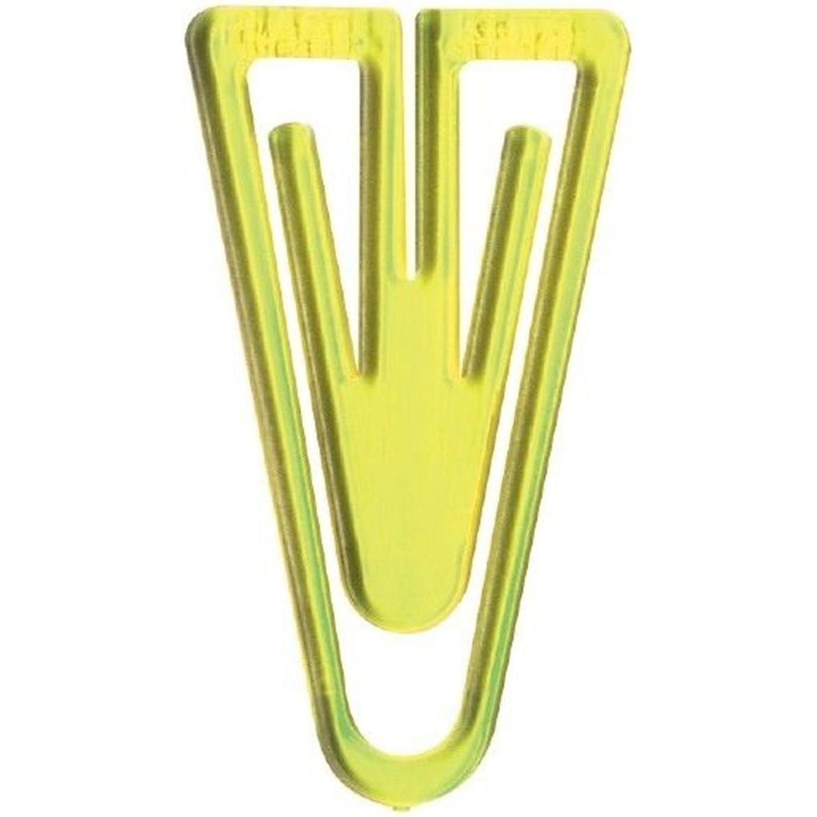 Laurel, Büroklammer, Büroklammern Plastiklips 25mm VE=1000 Stück kristallgelb (1 x)