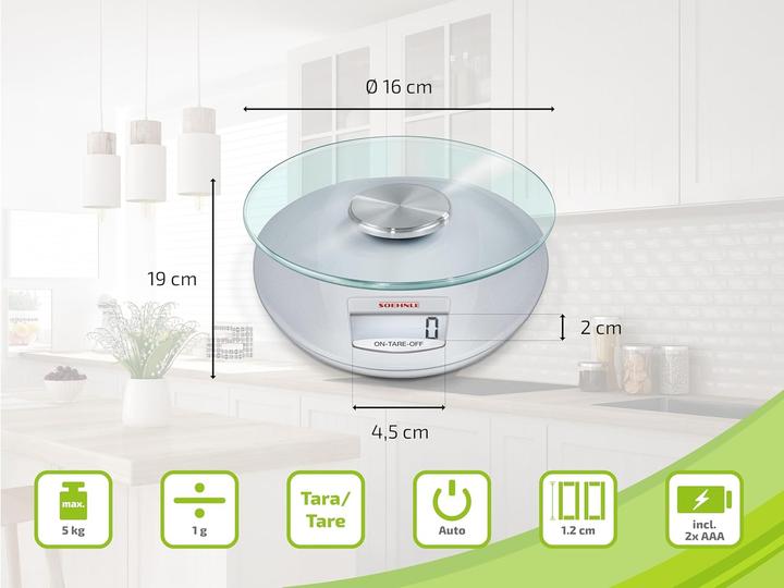 Produktbild Soehnle Digitale Küchenwaage digital E