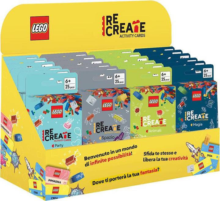 LEGO Espositore Da Banco Vuoto ReCreate Activity Cards S1