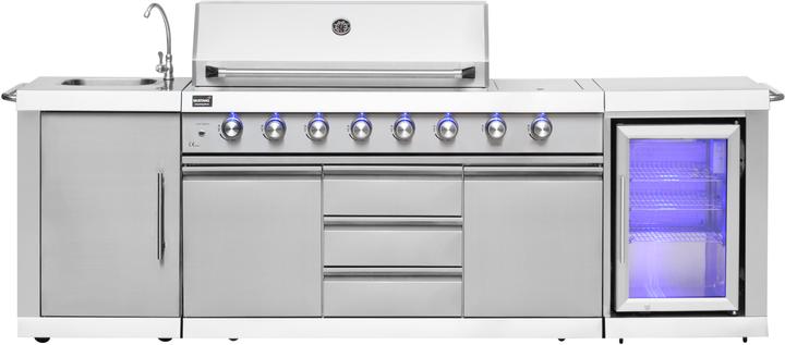Mustang Ametist Gas Grill / Summer Kitchen, 6 + 2 Burners
