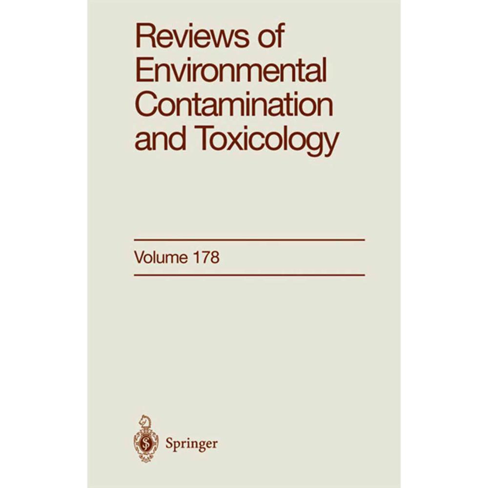 Reviews of Environmental Contamination and Toxicology, Fachbücher von George Ware