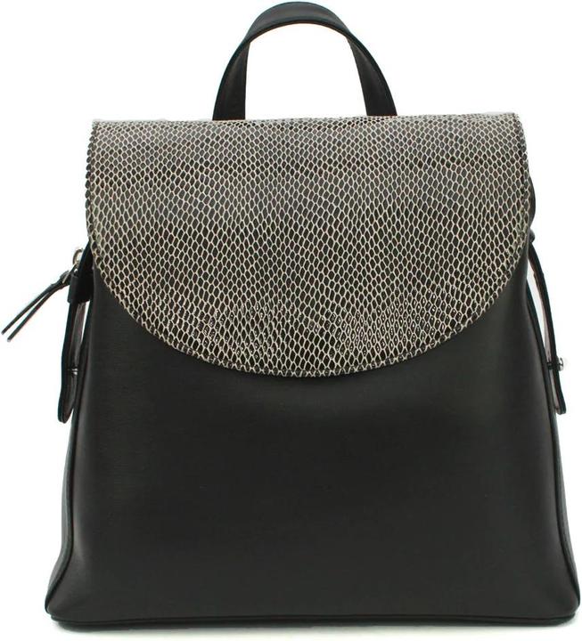 Actual product image Eastern Counties Leather Backpack Petra Snake Pattern Leather