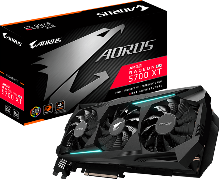 Produktbild Gigabyte Aorus Radeon RX 5700 XT (8 GB)