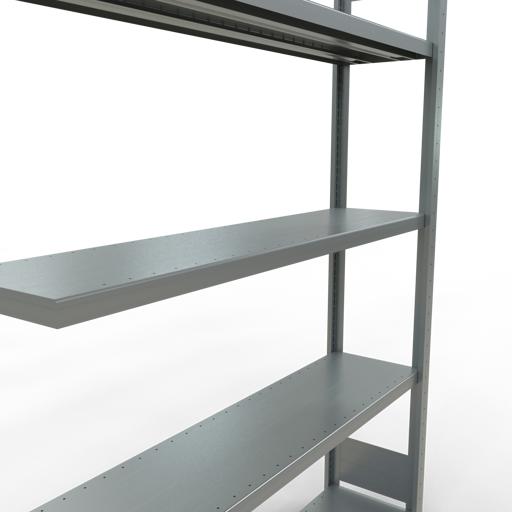 Actual product image Schulte Lagertechnik MULTIplus250 boltless add-on bay system with length bolts