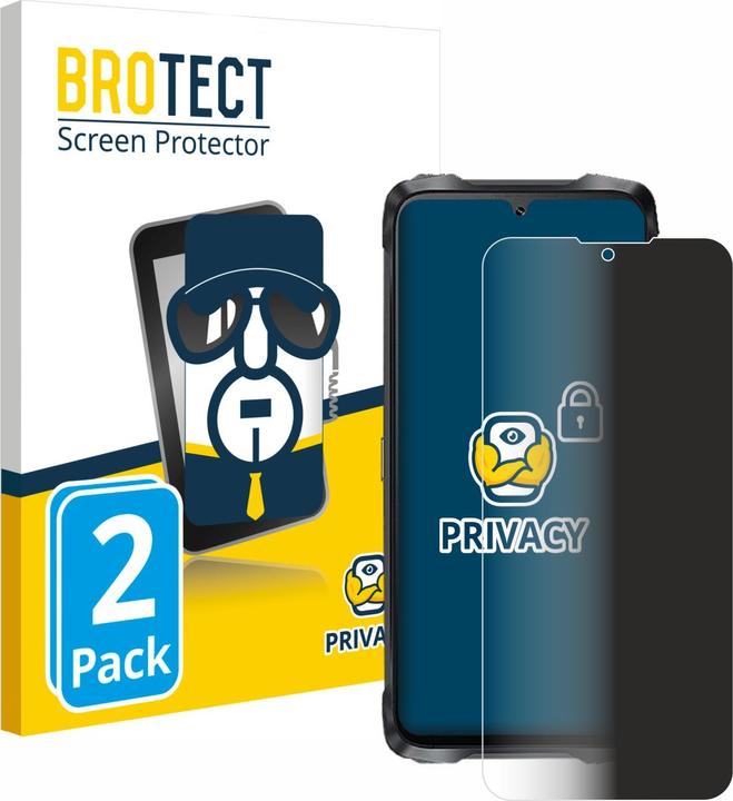 Produktbild BROTECT Sichtschutzfolie Anti-Spy Privacy Folie Blaulicht-Schutz (2 Stück, Cubot King Kong 3)