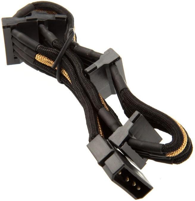 Image du produit Silverstone Câble Molex 4 pôles vers 4x SATA (30 cm)