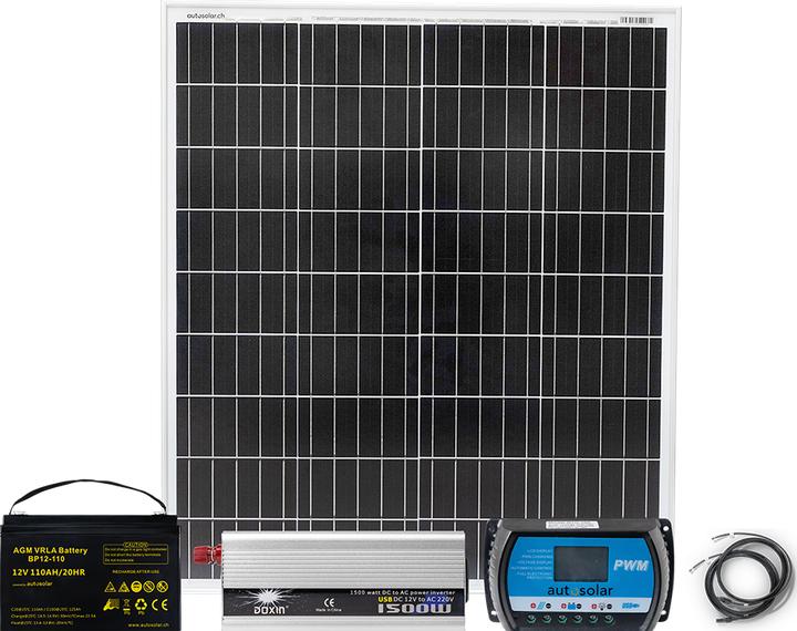 Actual product image Autosolar Solar system starter pack (100 W)