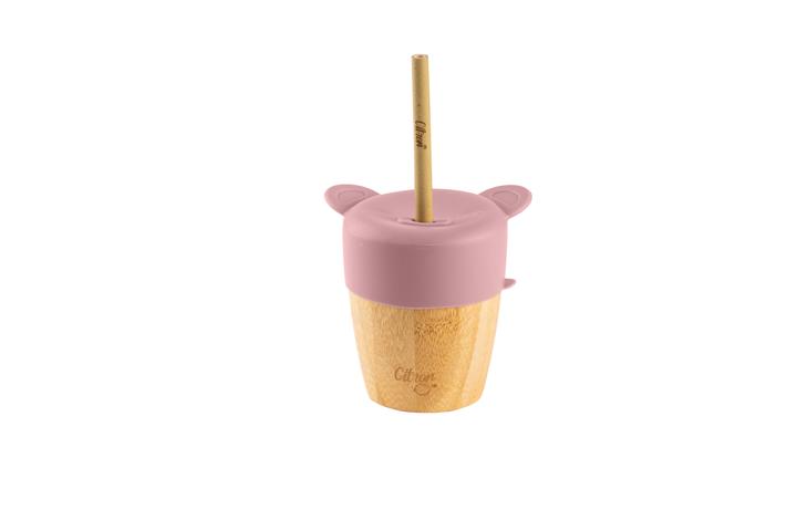 Actual product image Citron Bamboo Cup 180 ml Pink