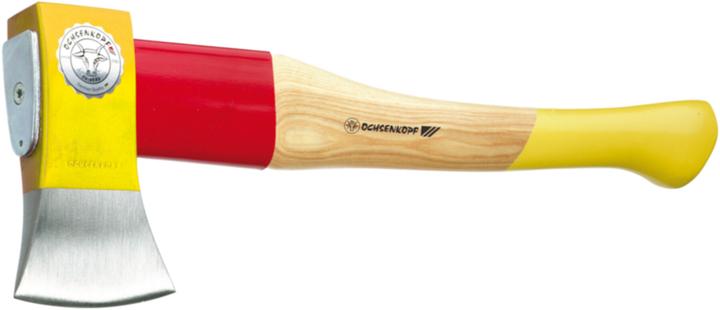 Produktbild Ochsenkopf OX 648 H-1257 SPALT-FIX-Axt ROTBAND-PLUS mit 70cm Hickorystiel