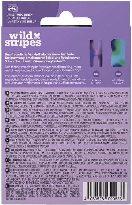 Image du produit Wild Stripes Mund Tapes 20