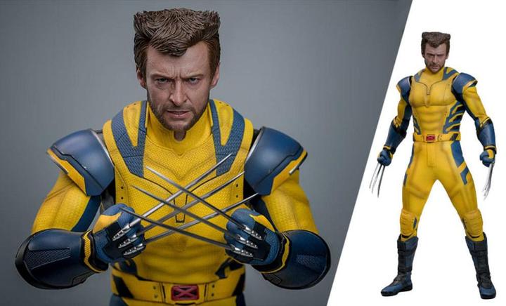 Actual product image Hot Toys Deadpool & Wolverine Movie Masterpiece figurine 1/6 Wolverine (Deluxe Version) 31 cm