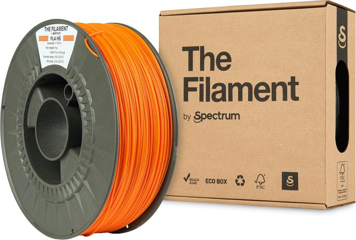 Immagine prodotto The Filament PLA HS 1.75mm Pure Orange 1kg (PLA, 1.75 mm, 1000 g, Arancia)