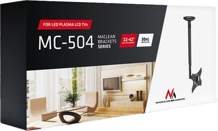 Actual product image Maclean MC-504B (Ceiling, 30 kg, 23" - 42")