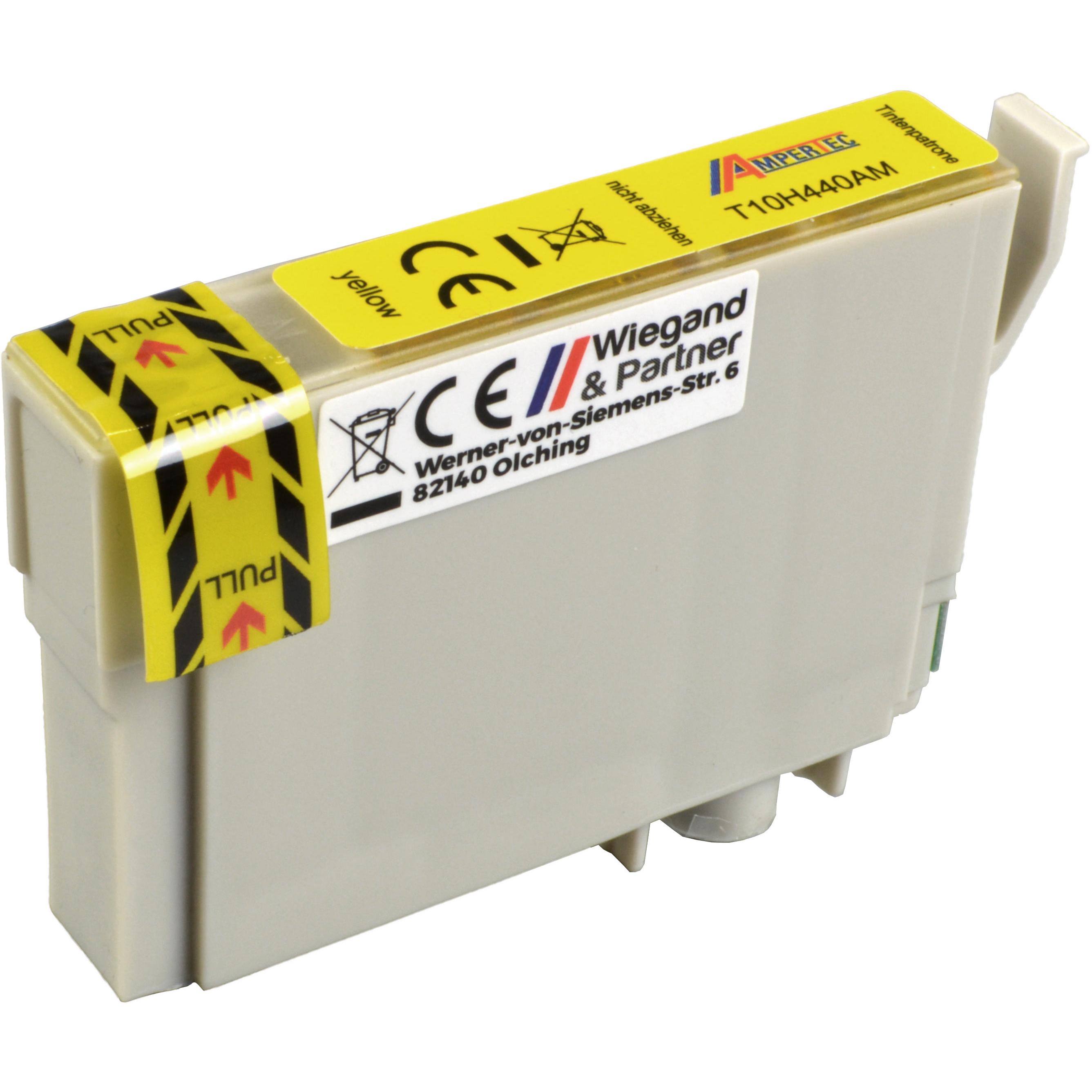 Ampertec, Druckerpatrone, Tinte ersetzt Epson C13T10H440 604XL yellow (Y)