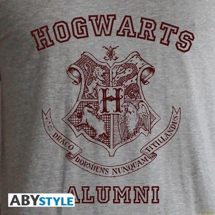 Produktbild ABYstyle HARRY POTTER - Tshirt Alumni man SS grey red - premium (XXL)
