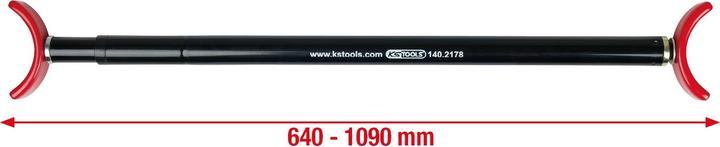 Actual product image KS Tools Telescopic engine compartment and tail gate supports, 64-109 cm