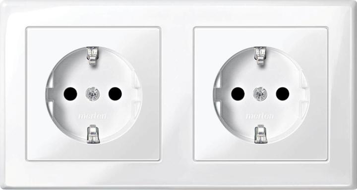 Produktbild Merten MEG2328-1419 Steckdose CEE 7/3 Weiss