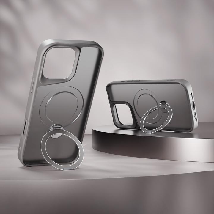 Produktbild Etteri Matt Mag Ring case for iPhone 17 Air grey (Apple iPhone 17 Pro)