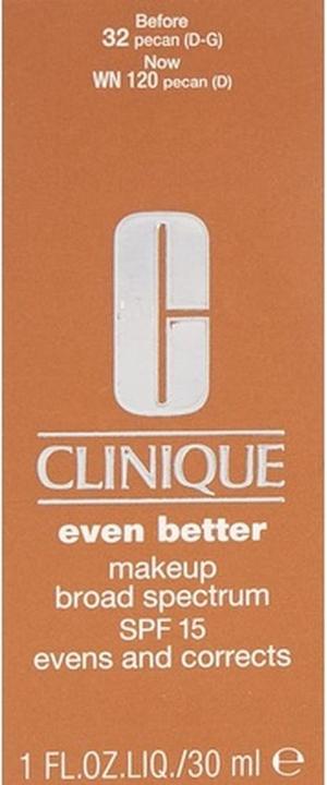 Actual product image Clinique even better fdt 120 wn pecan (WN120 Pecan)