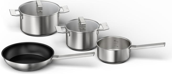 Neff Z9404SE0 4-piece saucepan set (18 cm, Pan set + pot set, Stainless steel)