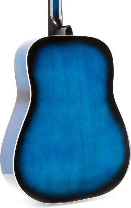 Immagine prodotto Max Music Set SoloJam per chitarra occidentale blu (Set di chitarre acustiche, Palissandro, Tiglio)