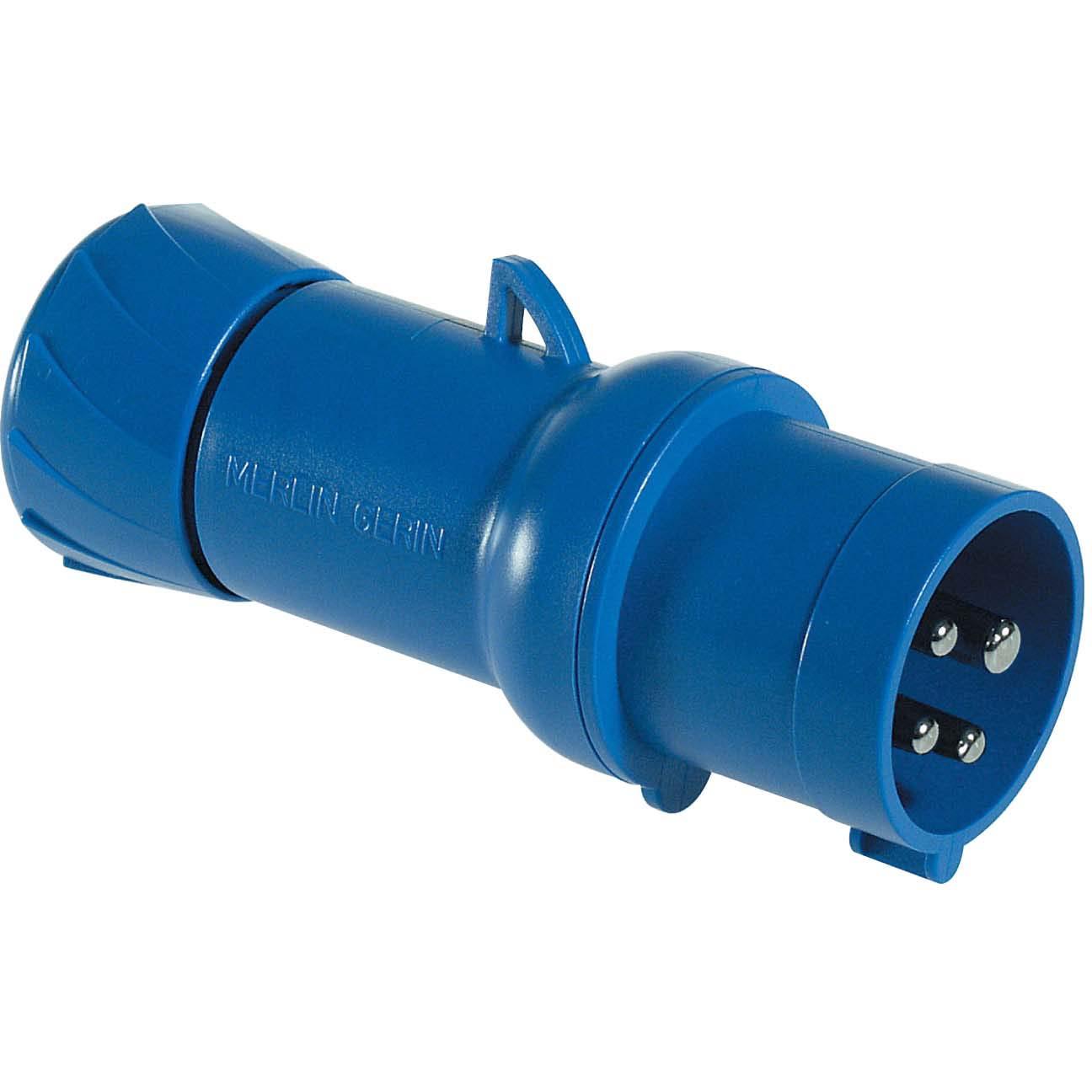 Merlin Gerin, Netzstecker + Netzkupplung, Kabelstecker 16A MALE IP44 230V 3P (CEE 16/3)