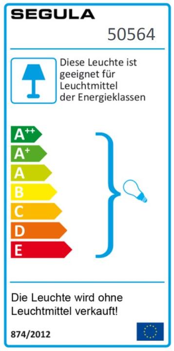 Energie-Label Segula Pendelleuchte LED E27 Pendelle (E27)