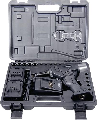 Produktbild Goebel AkkublindnietsetzgerÃ¤t GO-BR1 8-tlg.12.000N im Ku.-Koffer