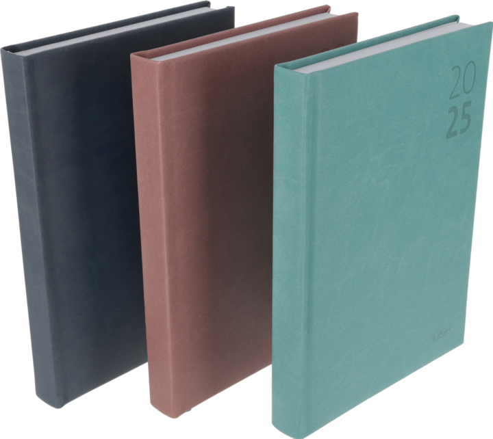 Produktbild Herlitz Timer A5 Wall 2025 3 Farben sortier 352 Seiten, 1 Tag=1 Seite (A5, Harter Einband)