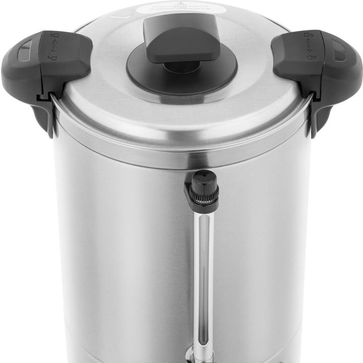 Actual product image Royal Catering Kettle - 6.1 L - 1500 W - drip tray - silver
