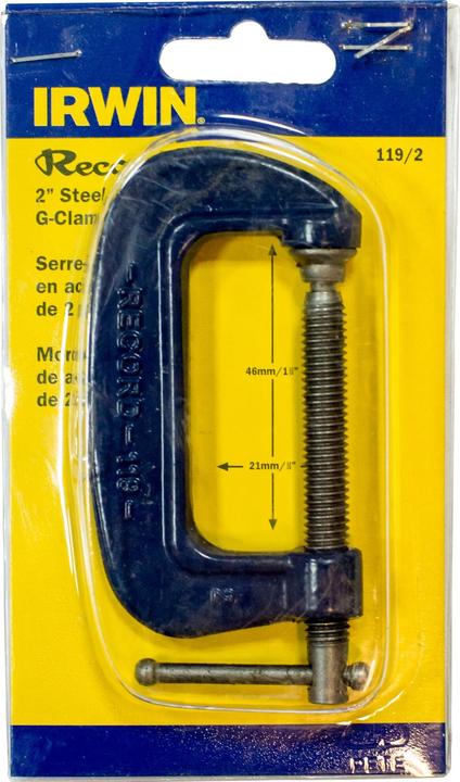 Immagine prodotto Irwin Morsetto a G per lavori medio-pesanti 2" / 50mm (75 mm)
