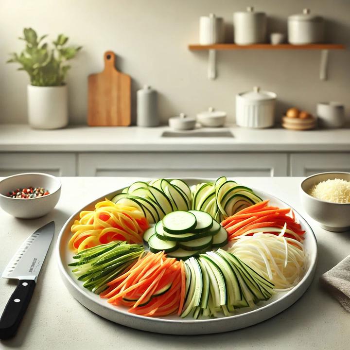 Actual product image Stoneline Adjustable vegetable slicer with grater, fruit vegetable slicer | 6 cutting modes