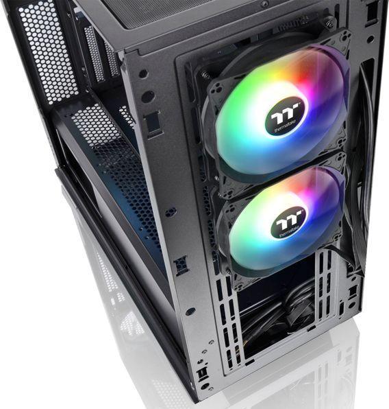 Produktbild Thermaltake Tt Divider 370 TG ARGB bk CA-1S4-00M1WN-00 (ATX, mATX, Mini-ITX)