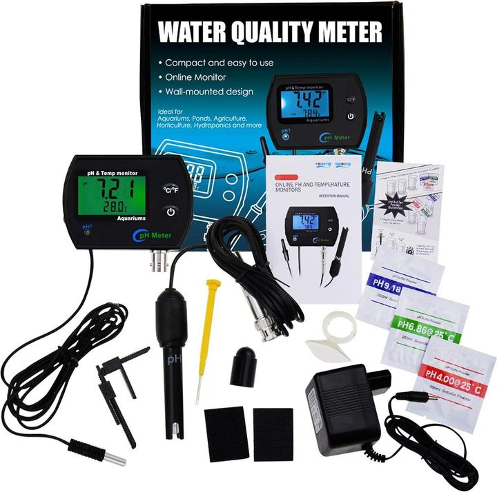 Image du produit Danoplus Digitaler pH- und Temperaturtester (Appareil de mesure de la température, Instrument de mesure du pH)