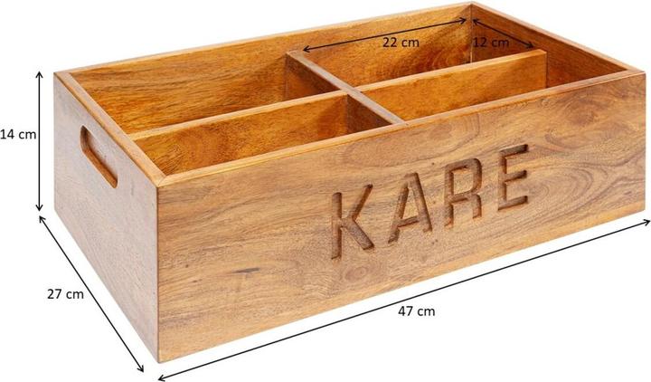 Kare Design Box für Teppichmuster 47x27x14cm (47 x 27 x 14 cm)