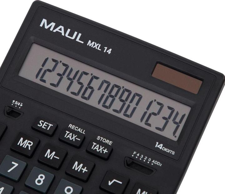 Immagine prodotto Maul Calcolatrice MXL14 Nero (Celle solari)