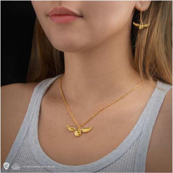 Produktbild Cinereplicas Harry Potter: Goldener Schnatz Halskette (Eisen)