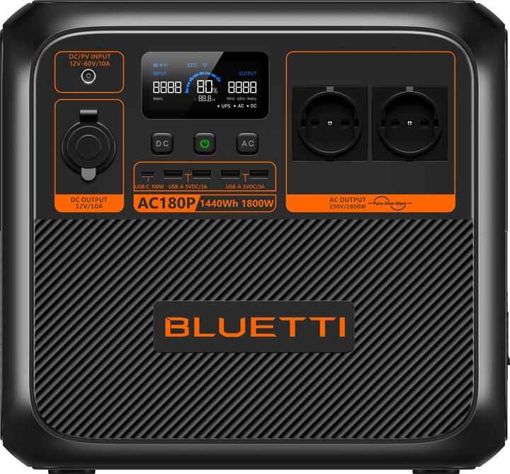 Bluetti AC180P (1440 Wh, 16 kg)