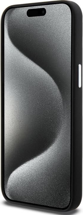 Produktbild BMW BMHMP15XSILBK2 iPhone 15 Pro Max 6.7" czarny/black Signature Liquid Silicone MagSafe (Apple iPhone 15 Pro Max)