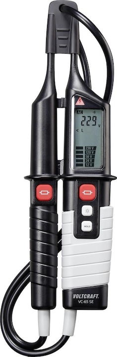 Actual product image Voltcraft VC-65 SE Double pole voltage tester CAT III 1000 V, CAT IV 600V Acoustic, LCD, LED (CAT III 1000V, CAT IV 600V)