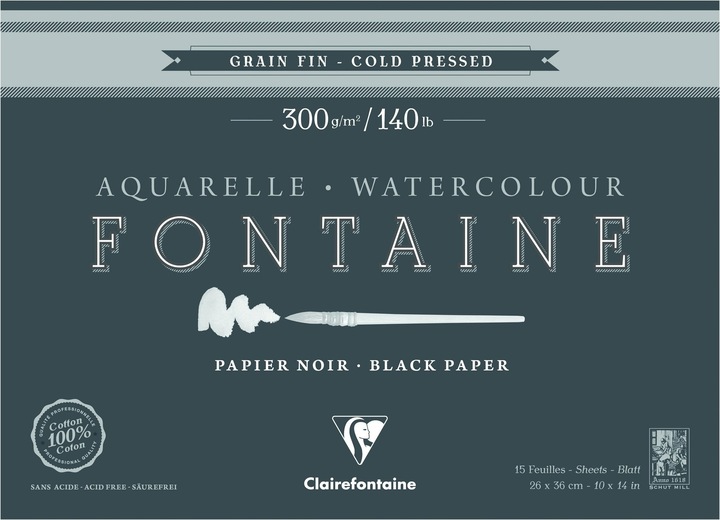 Produktbild Clairefontaine Feuchte Techniken (15 x)