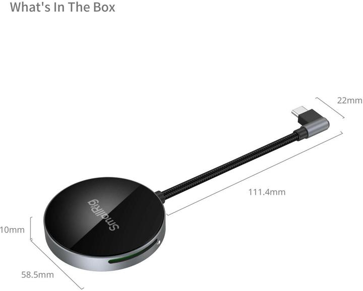 Actual product image SmallRig SD4.0 Memory Card Reader 4870