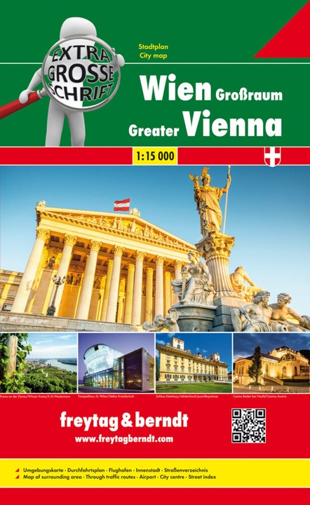 Produktbild Wien Grossraum Riesenatlas, Städteatlas 1:15.000