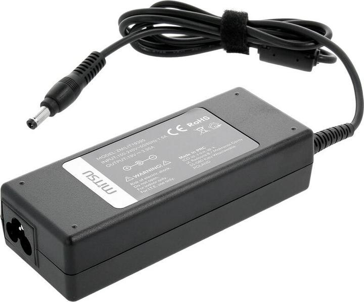 Produktbild Mitsu notebook charger 19v 3.95a 5.5x2.5 - toshiba compaq hp asus (75 W)