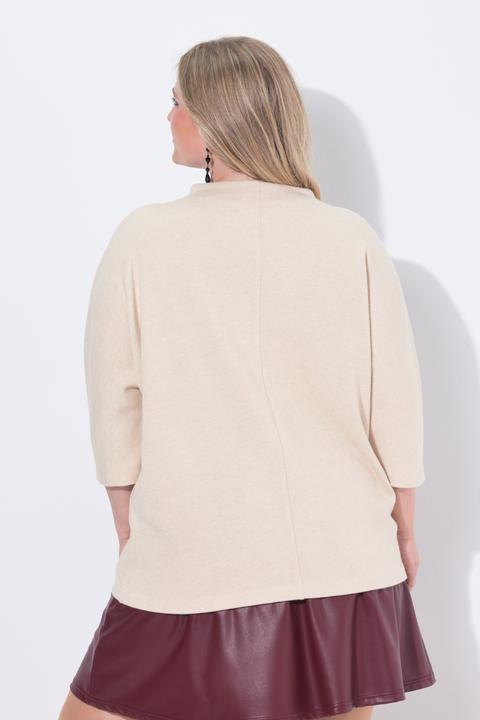 Actual product image Miamoda Pullover, Frauen-Motiv, Stehkragen, 3/4-Ärmel (60)
