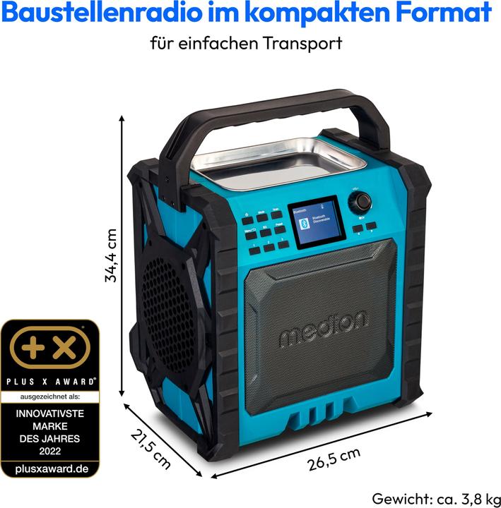 Actual product image Medion Life P66896 (DAB+, FM, Bluetooth)
