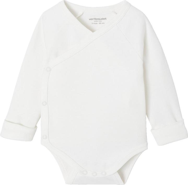 Actual product image Vertbaudet Bio-Kollektion: 5er-Pack mitwachsende Baby Wickelbodys mit Tupfen (68)