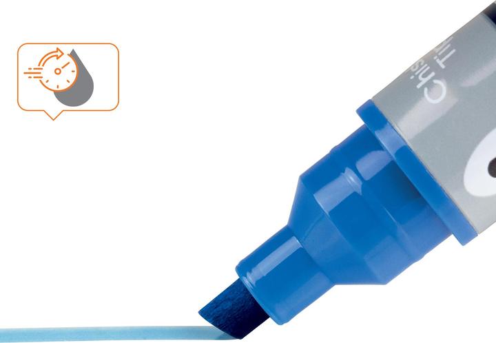 Produktbild Nobo N-Marker Viscom 4mm 1915383 blau 10 Stück (Blau, 4 mm, 10 x)