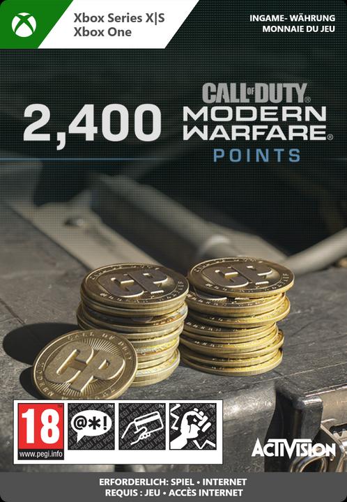 Actual product image Microsoft Xbox Call of Duty: Modern Warfare Points - 2,400 Download Code